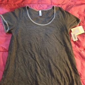 Grey Lularoe Classic T